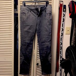 Women bullhead gray jean